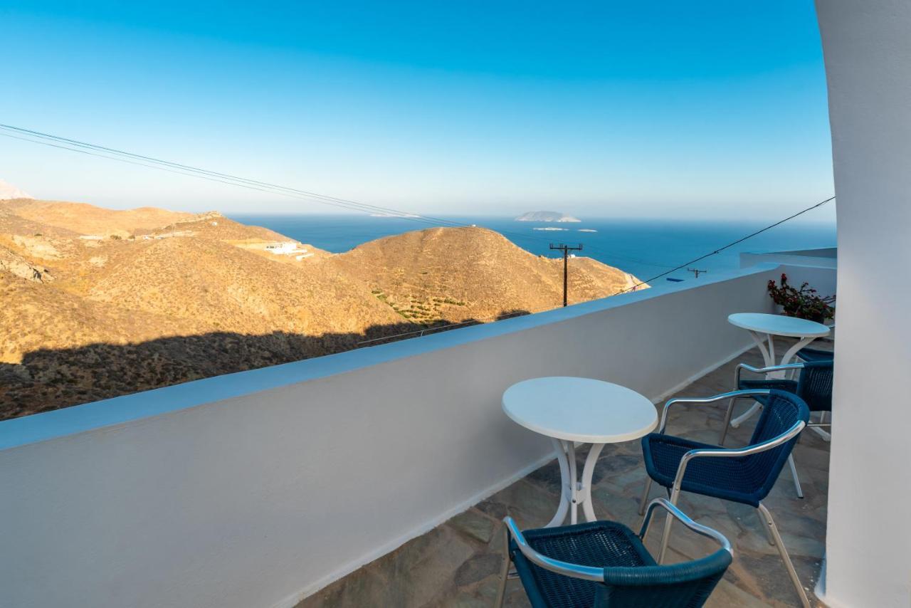 Panorama Rooms Анафи Екстериор снимка