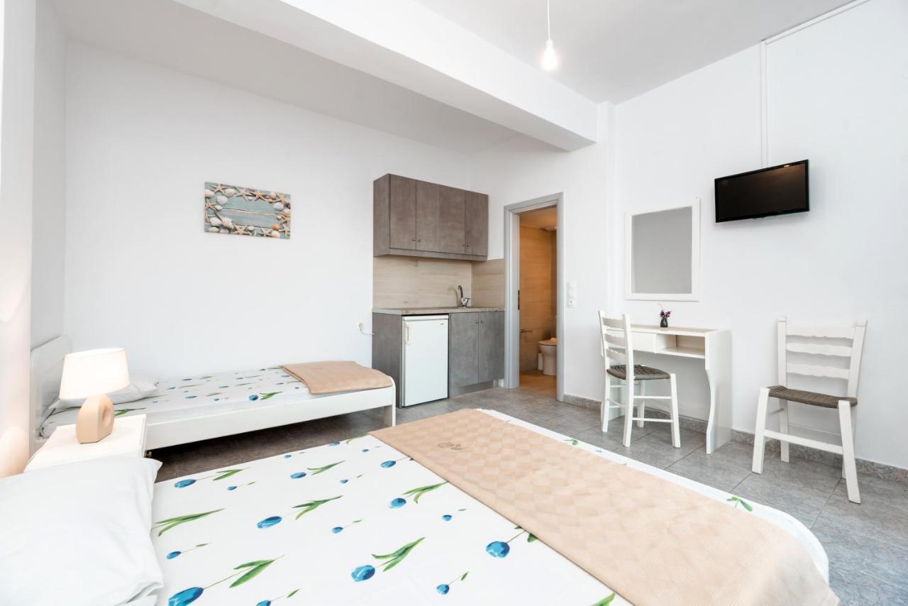 Panorama Rooms Анафи Екстериор снимка